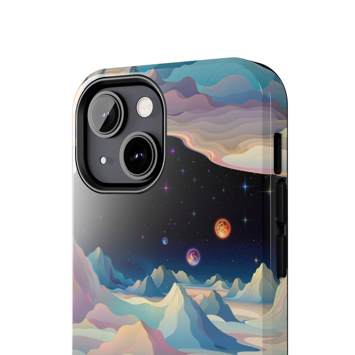 Surreal Cosmic Landscape - Tough Phone Case - Phone Case - g(0D·IO) - iPhone 13 Mini - -