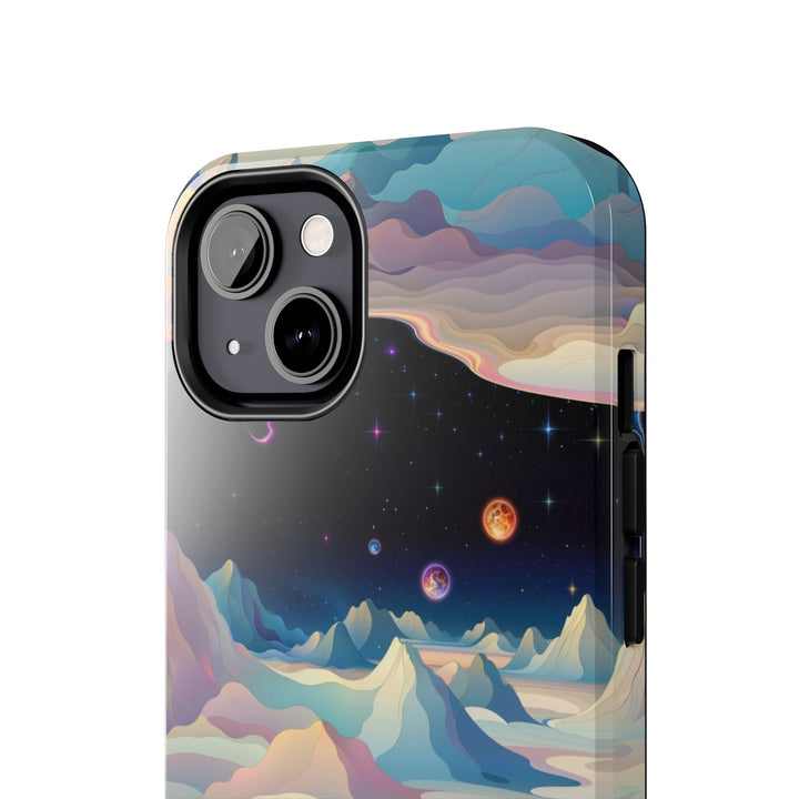 Surreal Cosmic Landscape - Tough Phone Case - Phone Case - g(0D·IO) - iPhone 13 Mini - -