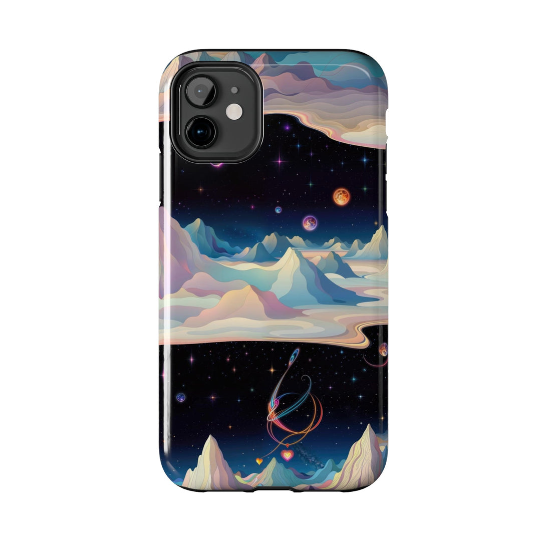 Surreal Cosmic Landscape - Tough Phone Case - Phone Case - g(0D·IO) - iPhone 13 Mini - -