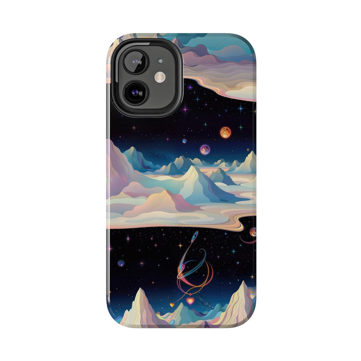 Surreal Cosmic Landscape - Tough Phone Case - Phone Case - g(0D·IO) - iPhone 13 Mini - -