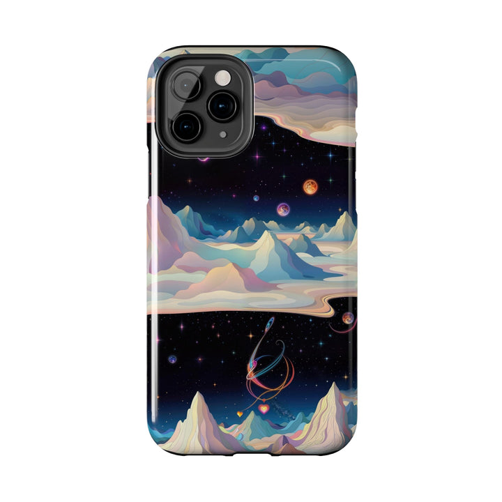 Surreal Cosmic Landscape - Tough Phone Case - Phone Case - g(0D·IO) - iPhone 13 Mini - -