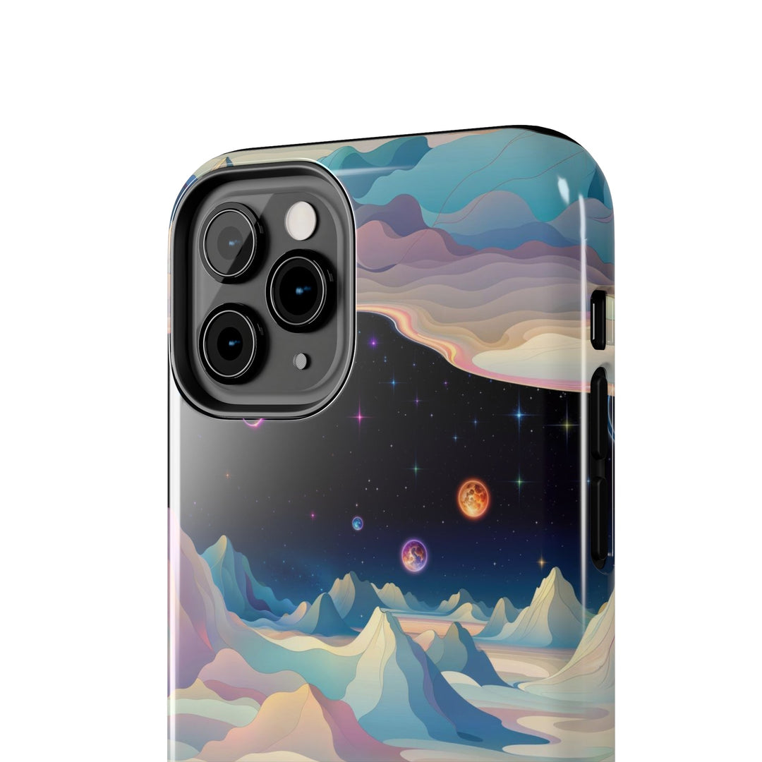 Surreal Cosmic Landscape - Tough Phone Case - Phone Case - g(0D·IO) - iPhone 13 Mini - -