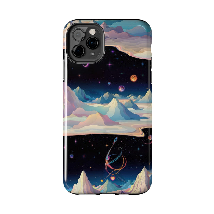 Surreal Cosmic Landscape - Tough Phone Case - Phone Case - g(0D·IO) - iPhone 13 Mini - -