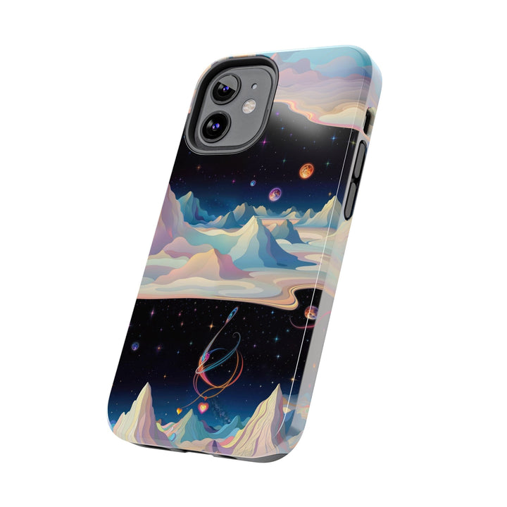 Surreal Cosmic Landscape - Tough Phone Case - Phone Case - g(0D·IO) - iPhone 13 Mini - -