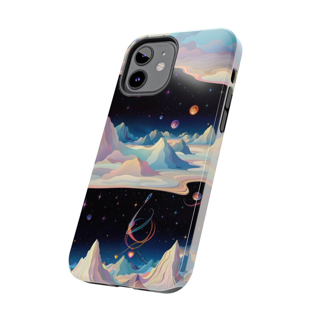 Surreal Cosmic Landscape - Tough Phone Case - Phone Case - g(0D·IO) - iPhone 13 Mini - -