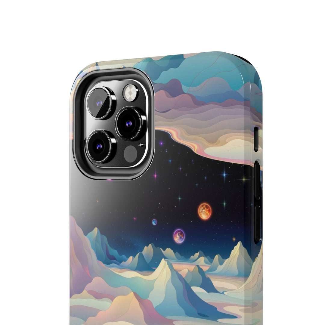 Surreal Cosmic Landscape - Tough Phone Case - Phone Case - g(0D·IO) - iPhone 13 Mini - -