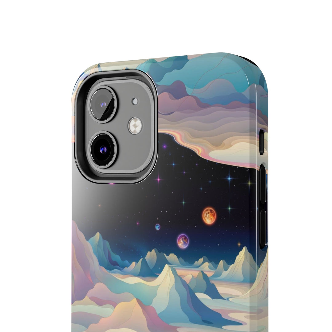 Surreal Cosmic Landscape - Tough Phone Case - Phone Case - g(0D·IO) - iPhone 13 Mini - -