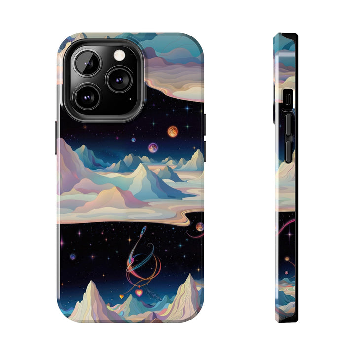 Surreal Cosmic Landscape - Tough Phone Case - Phone Case - g(0D·IO) - iPhone 13 Pro - -