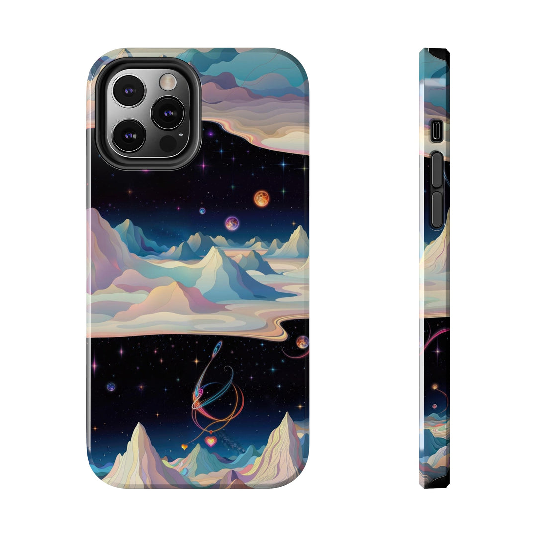 Surreal Cosmic Landscape - Tough Phone Case - Phone Case - g(0D·IO) - iPhone 12 Pro - -