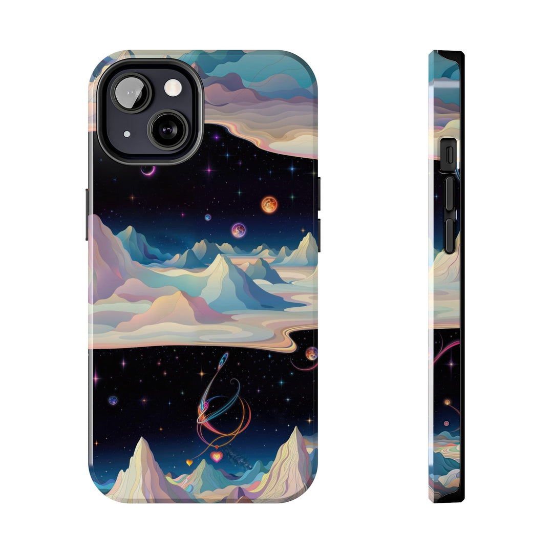 Surreal Cosmic Landscape - Tough Phone Case - Phone Case - g(0D·IO) - iPhone 13 - -