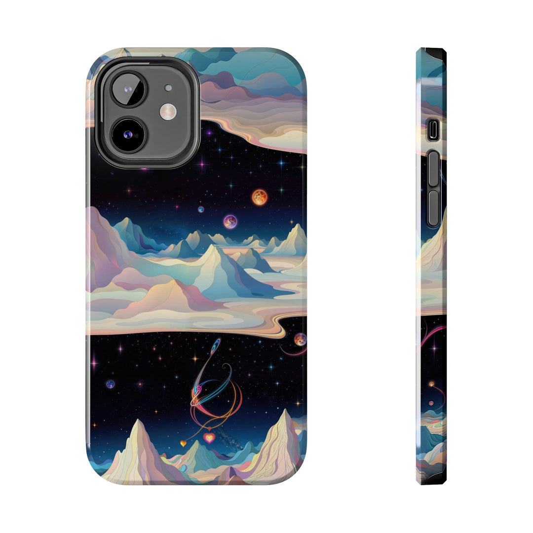 Surreal Cosmic Landscape - Tough Phone Case - Phone Case - g(0D·IO) - iPhone 12 - -