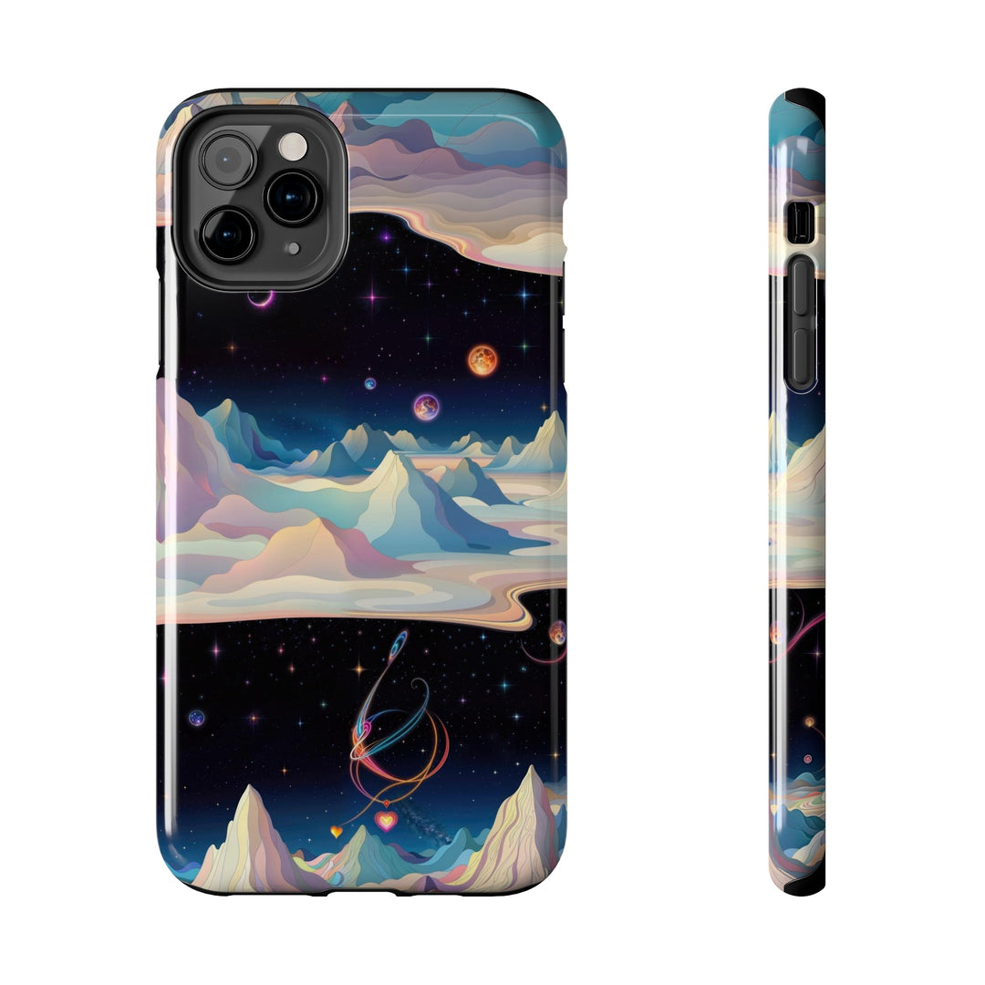 Surreal Cosmic Landscape - Tough Phone Case - Phone Case - g(0D·IO) - iPhone 11 Pro Max - -