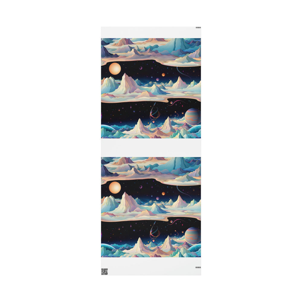 Surreal Cosmic Landscape - Wrapping Paper - Home Decor - g(0D·IO) - 30'' x 72'' - Matte -