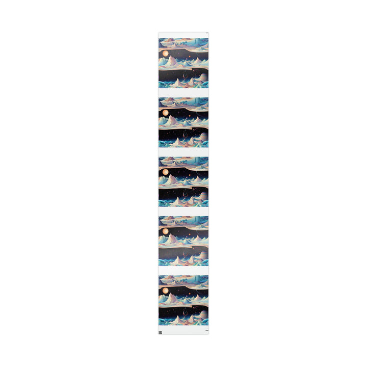 Surreal Cosmic Landscape - Wrapping Paper - Home Decor - g(0D·IO) - 30" x 180" - Glossy -