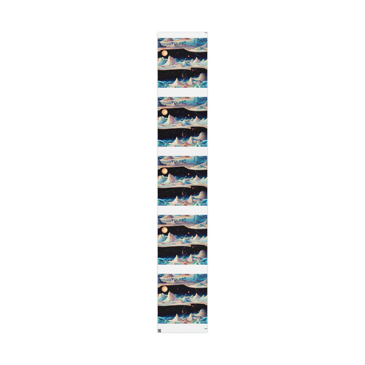 Surreal Cosmic Landscape - Wrapping Paper - Home Decor - g(0D·IO) - 30" x 180" - Matte -