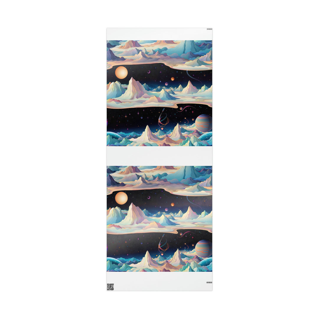 Surreal Cosmic Landscape - Wrapping Paper - Home Decor - g(0D·IO) - 30'' x 72'' - Glossy -