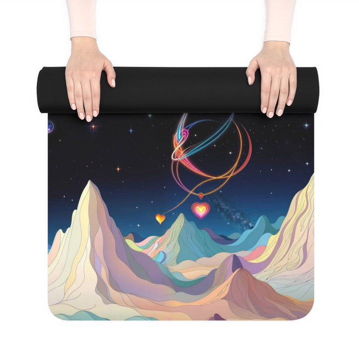 Surreal Cosmic Landscape - Yoga Mat - Home Decor - g(0D·IO) - 24” x 68” - -