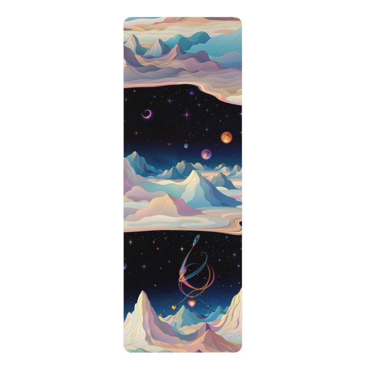 Surreal Cosmic Landscape - Yoga Mat - Home Decor - g(0D·IO) - 24” x 68” - -