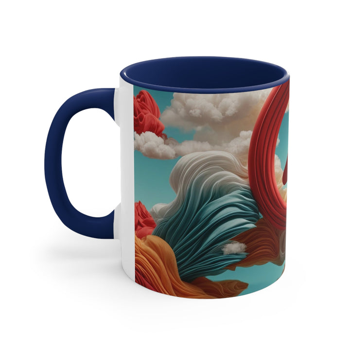 Surreal Directional Ascend - Accent Coffee Mug - Mug - g(0D·IO) - Pink - 11oz -