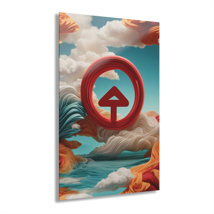 Surreal Directional Ascend - Acrylic Prints (French Cleat Hanging) - Home Decor - g(0D·IO) - 24" x 36" (Vertical) - 0.25'' -