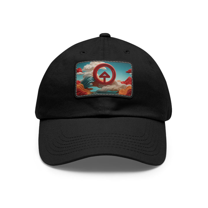 Surreal Directional Ascend - Dad Hat - Hats - g(0D·IO) - Black / Black patch - Rectangle - One size