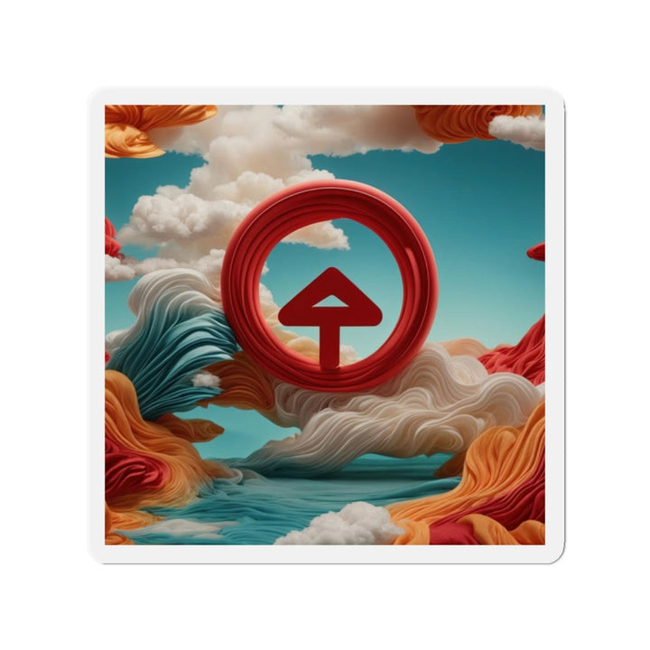 Surreal Directional Ascend - Die-cut Magnet - Home Decor - g(0D·IO) - 2" x 2" - Die-Cut - 1 pc
