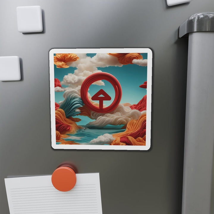 Surreal Directional Ascend - Die-cut Magnet - Home Decor - g(0D·IO) - 6 × 6" - Die-Cut - 1 pc