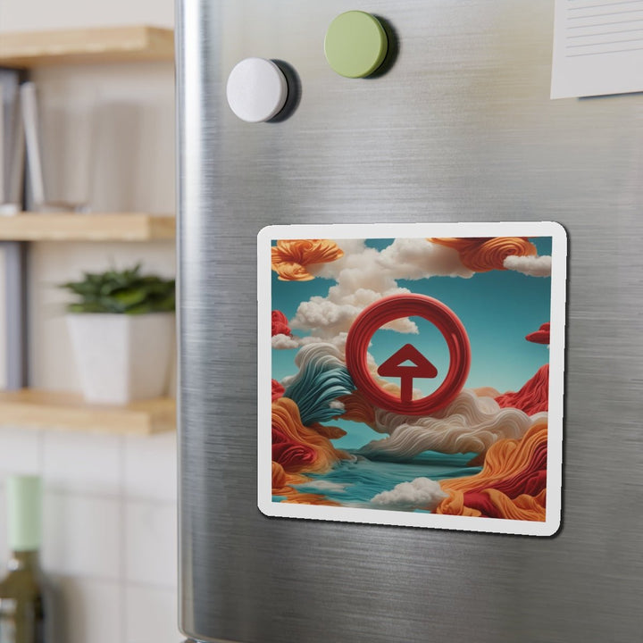 Surreal Directional Ascend - Die-cut Magnet - Home Decor - g(0D·IO) - 6 × 6" - Die-Cut - 1 pc
