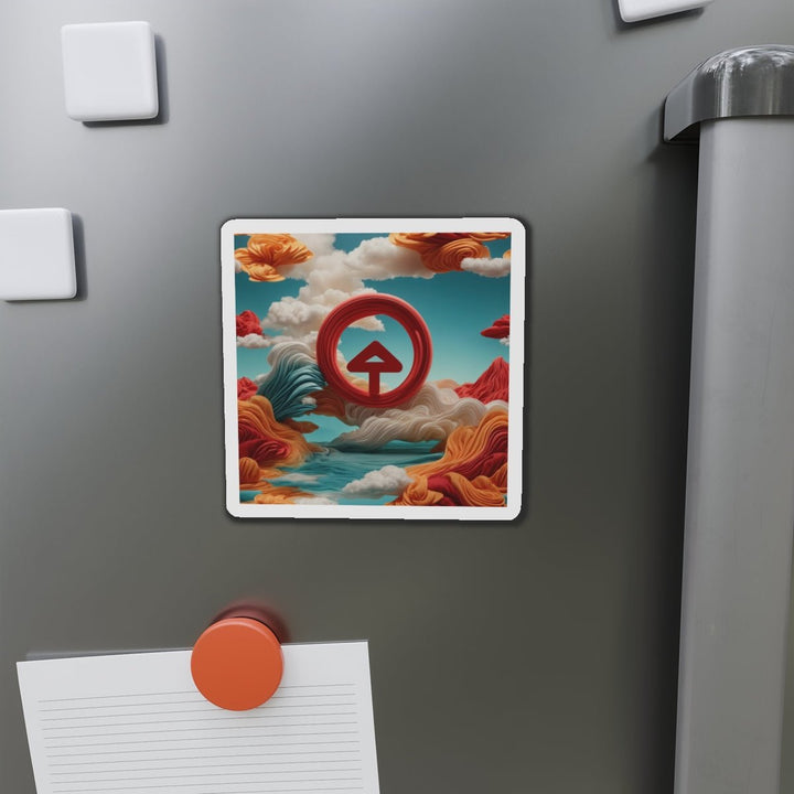 Surreal Directional Ascend - Die-cut Magnet - Home Decor - g(0D·IO) - 6 × 6" - Die-Cut - 1 pc