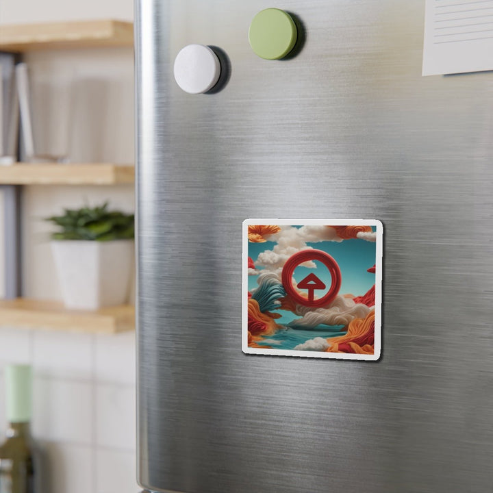 Surreal Directional Ascend - Die-cut Magnet - Home Decor - g(0D·IO) - 6 × 6" - Die-Cut - 1 pc