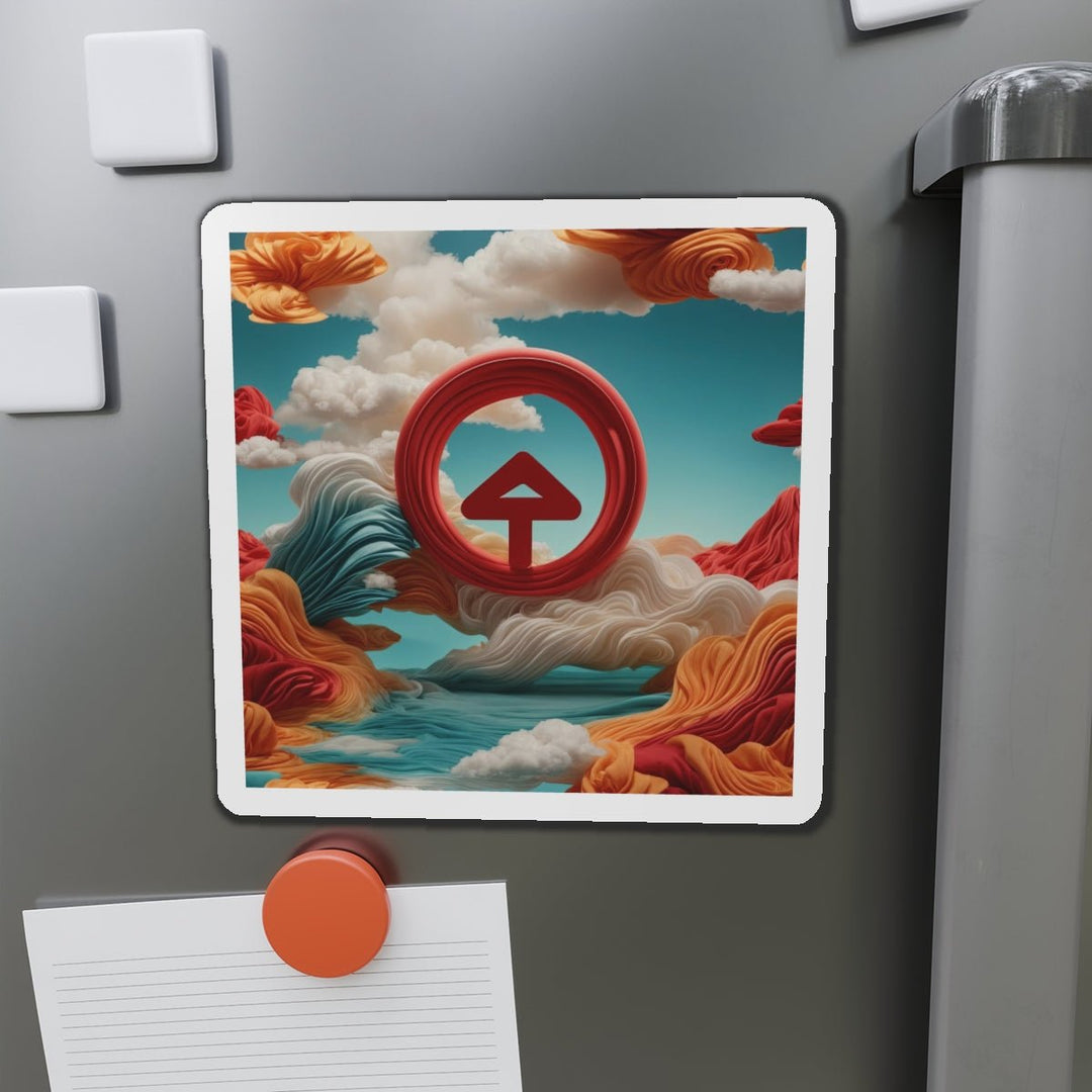Surreal Directional Ascend - Die-cut Magnet - Home Decor - g(0D·IO) - 6 × 6" - Die-Cut - 1 pc
