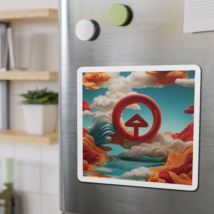 Surreal Directional Ascend - Die-cut Magnet - Home Decor - g(0D·IO) - 6 × 6" - Die-Cut - 1 pc