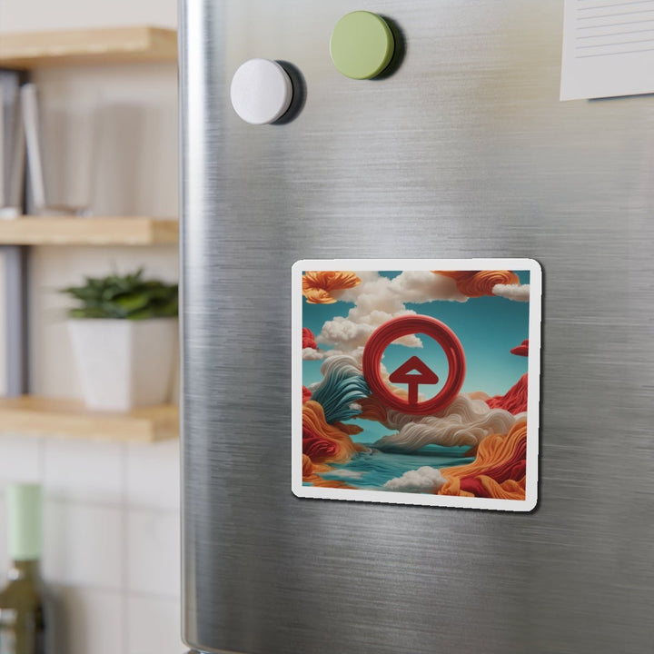 Surreal Directional Ascend - Die-cut Magnet - Home Decor - g(0D·IO) - 6 × 6" - Die-Cut - 1 pc