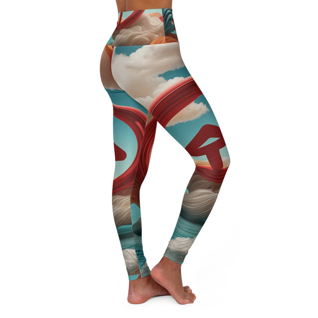 Surreal Directional Ascend - High Waisted AOP Yoga Leggings - All Over Prints - g(0D·IO) - XS - -