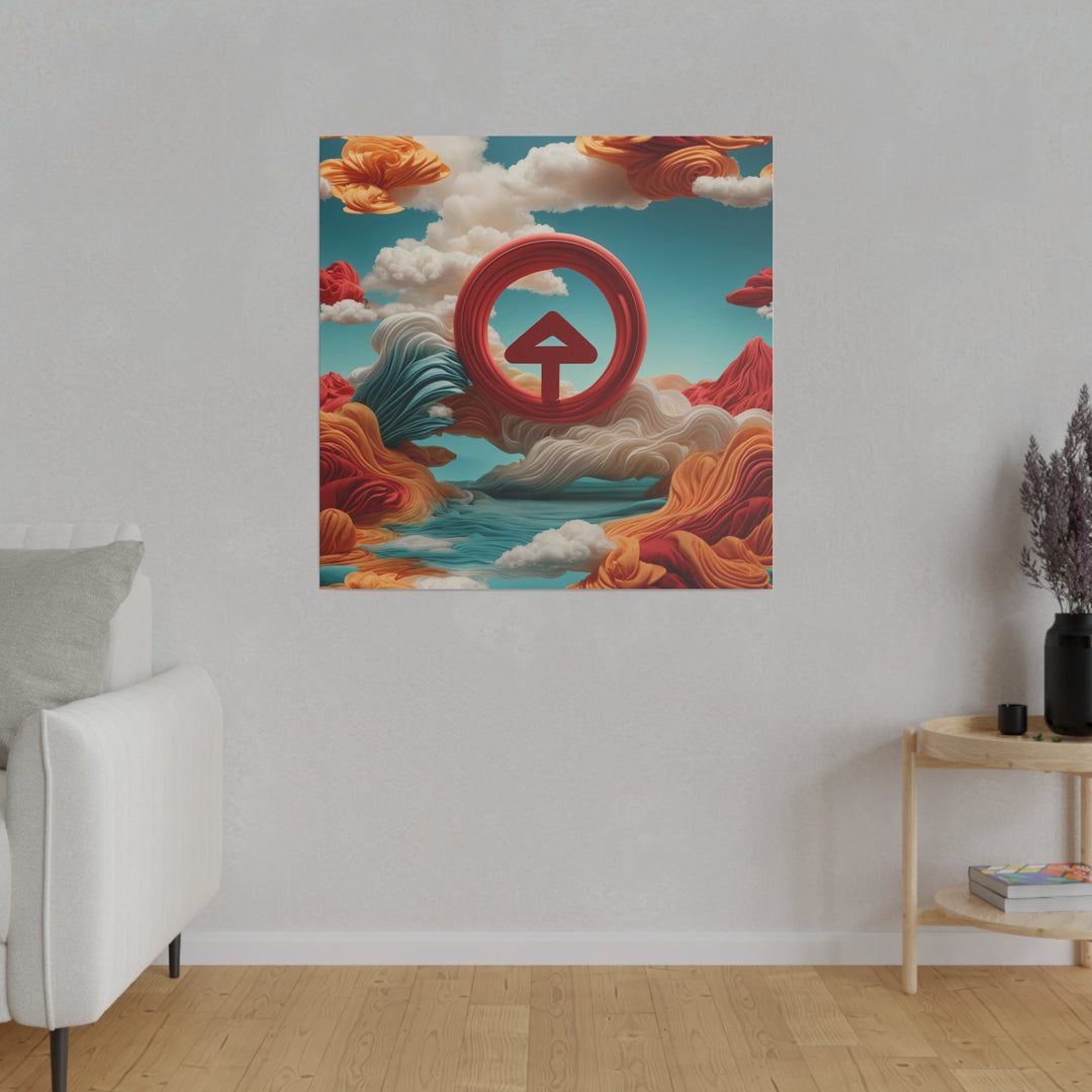 Surreal Directional Ascend - Matte Canvas - Canvas - g(0D·IO) - 32" x 32" (Square) - 0.75'' -