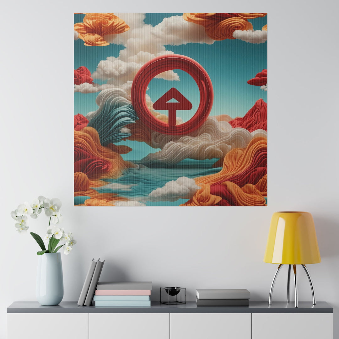 Surreal Directional Ascend - Matte Canvas - Canvas - g(0D·IO) - 32" x 32" (Square) - 0.75'' -