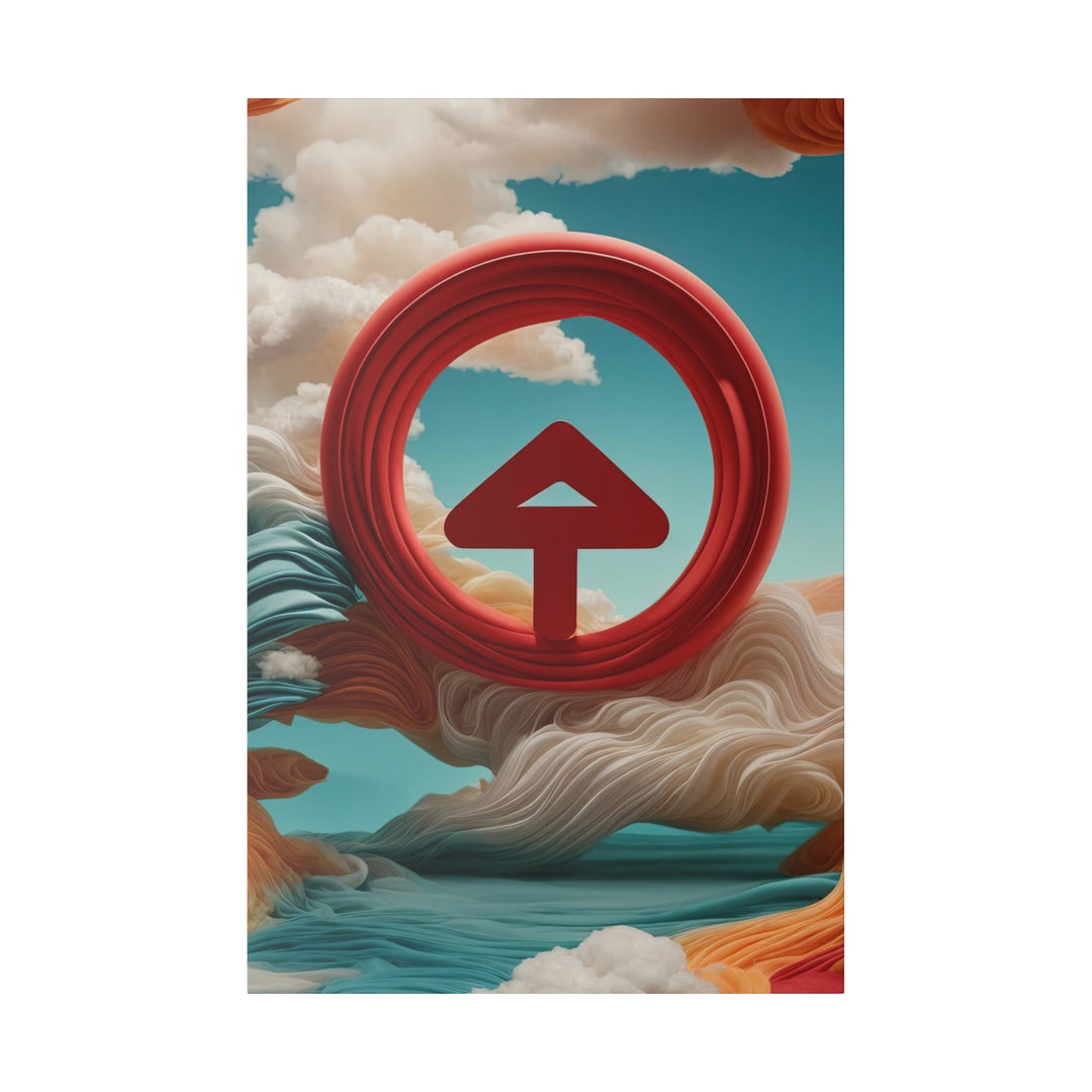 Surreal Directional Ascend - Matte Canvas - Canvas - g(0D·IO) - 32″ x 48″ (Vertical) - 0.75'' -