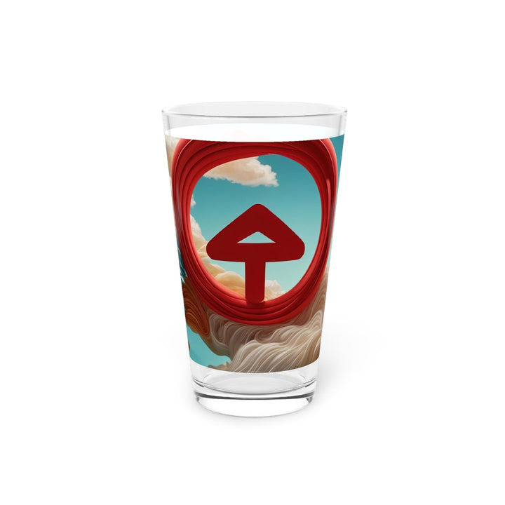 Surreal Directional Ascend - Pint Glass - Mug - g(0D·IO) - 16oz - -