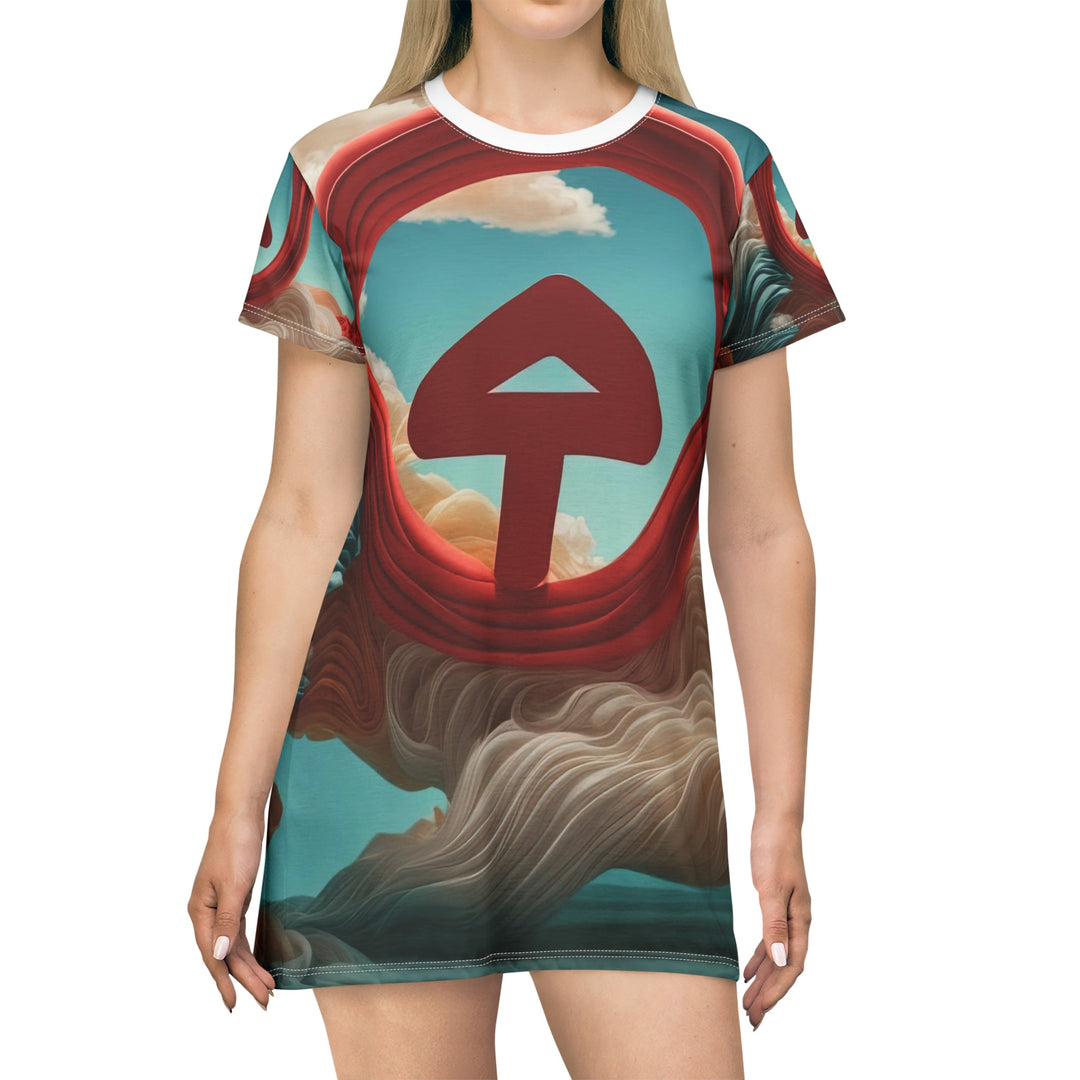 Surreal Directional Ascend - T-Shirt Dress - All Over Prints - g(0D·IO) - XS - -