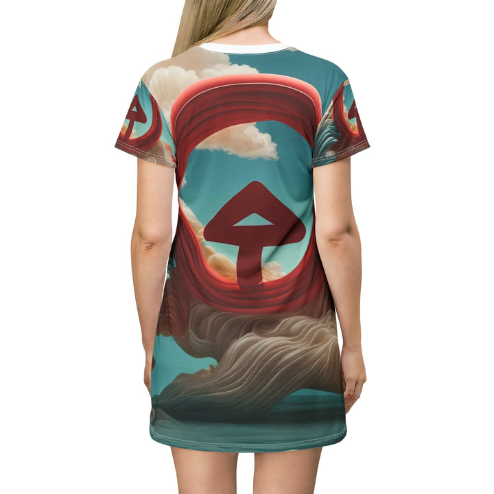 Surreal Directional Ascend - T-Shirt Dress - All Over Prints - g(0D·IO) - XS - -