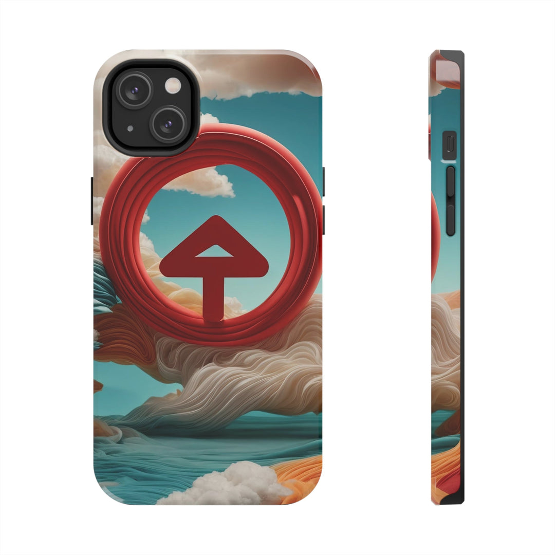 Surreal Directional Ascend - Tough Phone Case - Phone Case - g(0D·IO) - iPhone 14 Plus - -