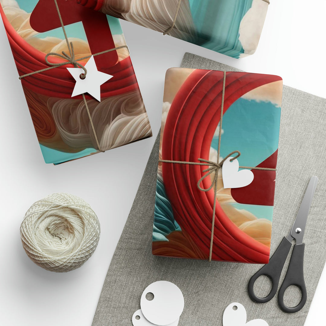 Surreal Directional Ascend - Wrapping Paper - Home Decor - g(0D·IO) - 30'' x 72'' - Matte -