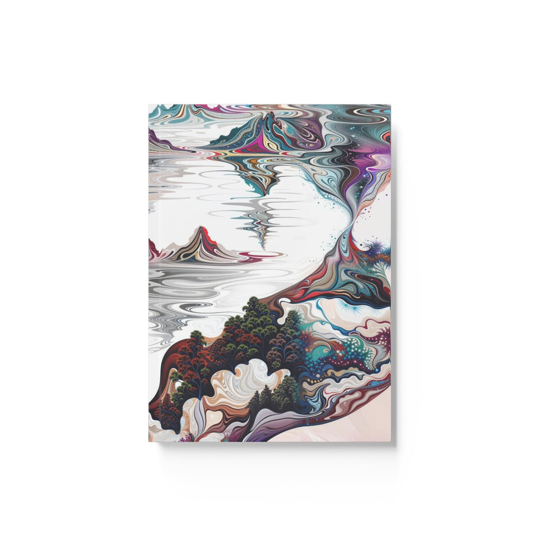 Surreal Nature Abstract - Hard Backed Journal - Paper products - g(0D·IO) - Ruled line - A5 - White