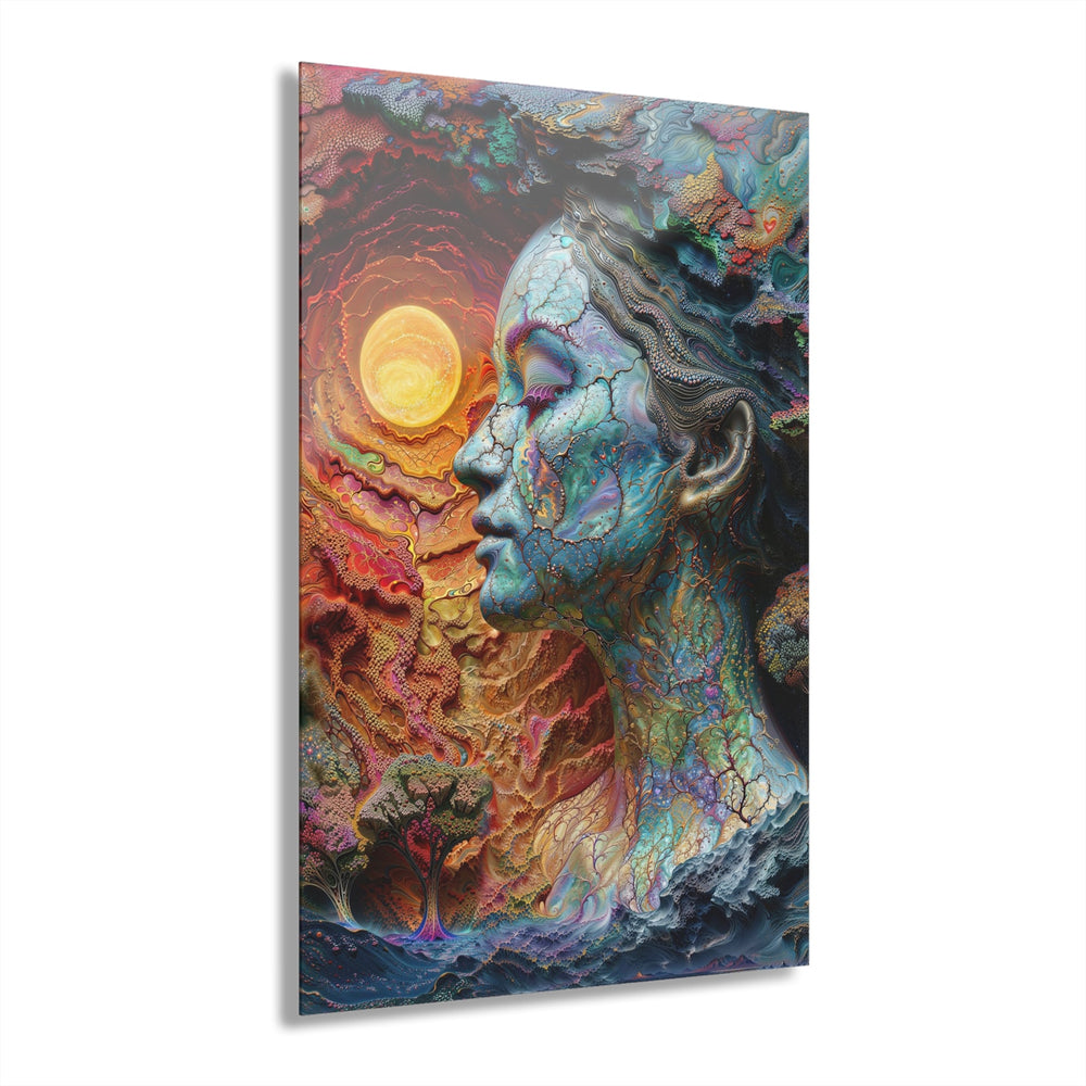 Surreal Nature Portrait - Acrylic Prints (French Cleat Hanging) - Home Decor - g(0D·IO) - 24" x 36" (Vertical) - 0.25'' -