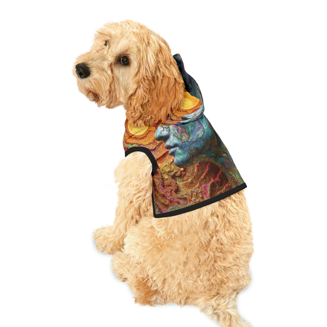 Surreal Nature Portrait - Pet Hoodie - Pets - g(0D·IO) - XXS - Black Rib -