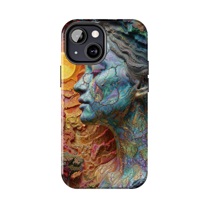 Surreal Nature Portrait - Tough Phone Case - Phone Case - g(0D·IO) - iPhone 13 Mini - -