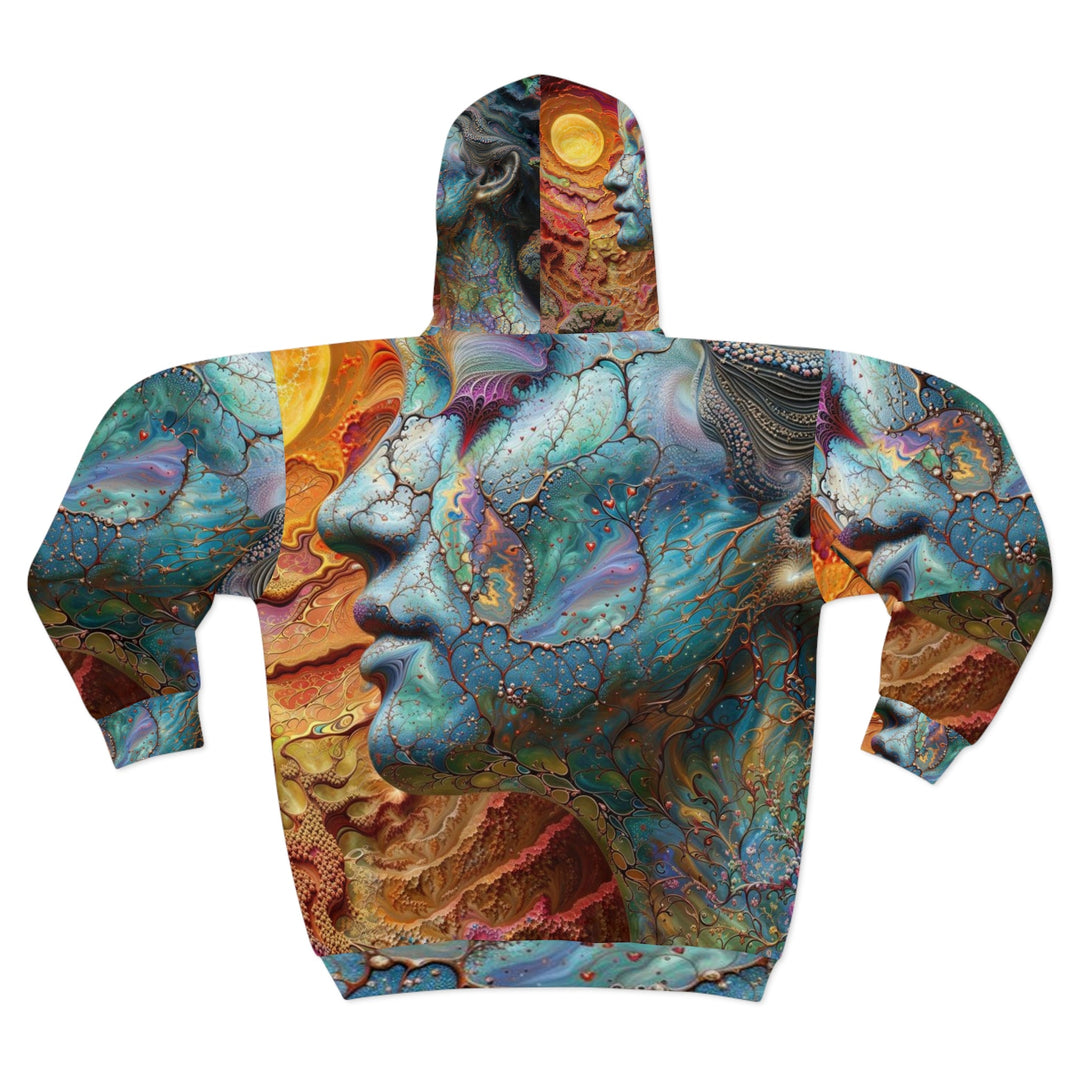 Surreal Nature Portrait - Unisex Zip Hoodie - All Over Prints - g(0D·IO) - XS - -