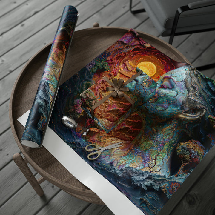 Surreal Nature Portrait - Wrapping Paper - Home Decor - g(0D·IO) - 30" x 180" - Matte -