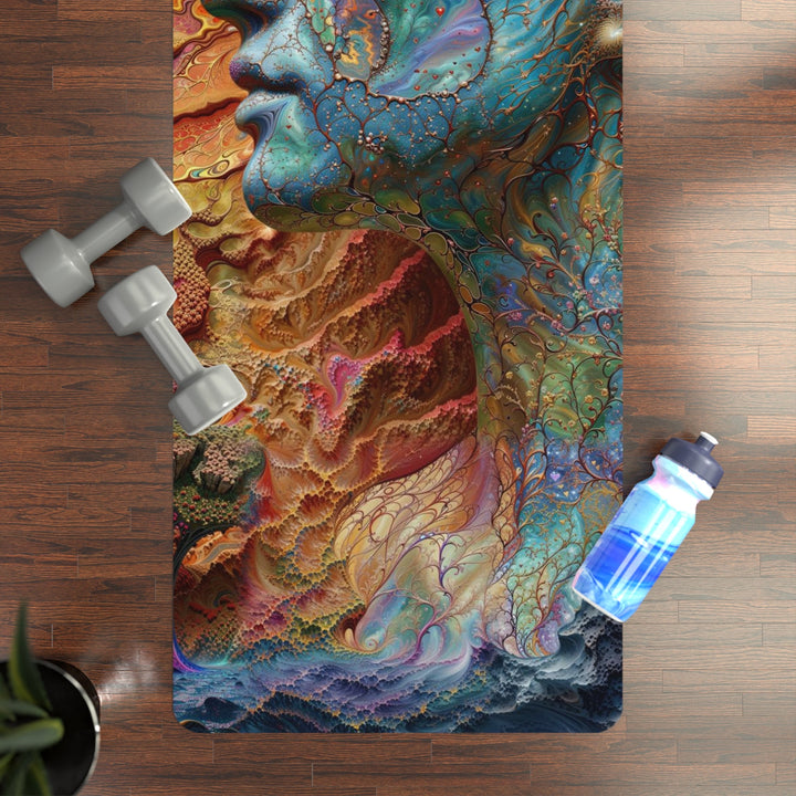 Surreal Nature Portrait - Yoga Mat - Home Decor - g(0D·IO) - 24” x 68” - -