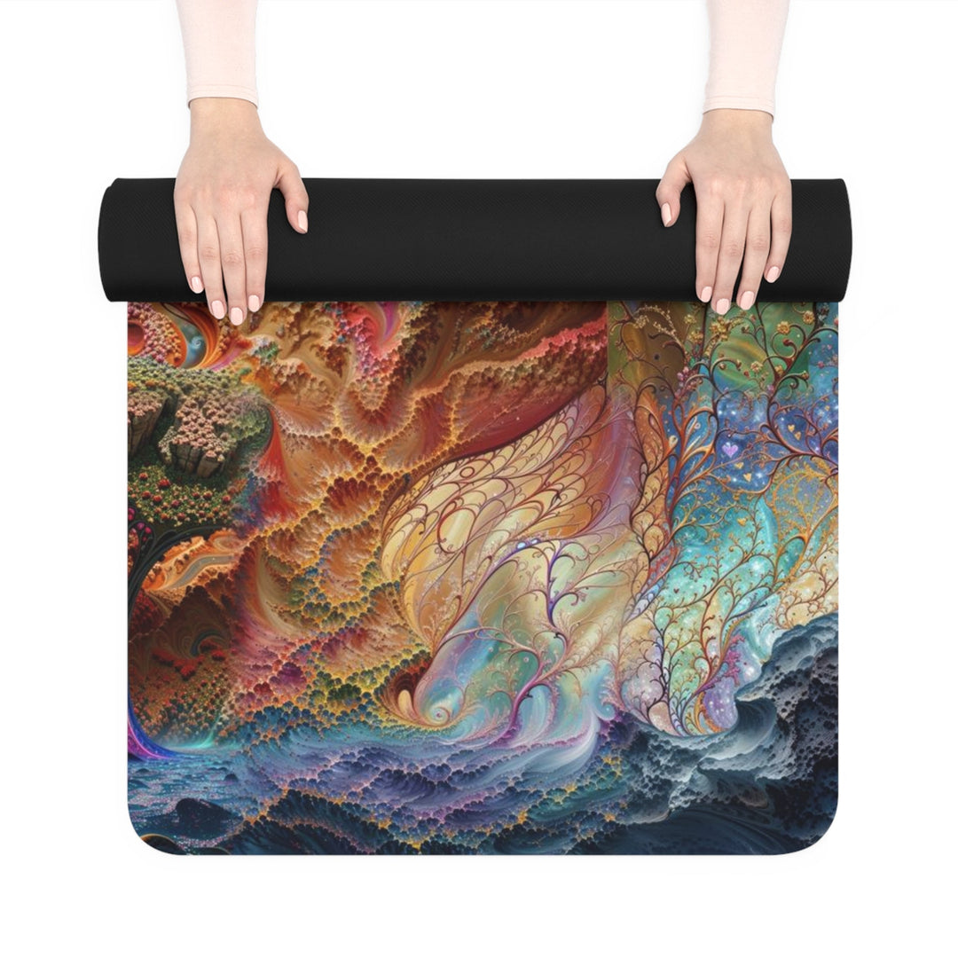 Surreal Nature Portrait - Yoga Mat - Home Decor - g(0D·IO) - 24” x 68” - -